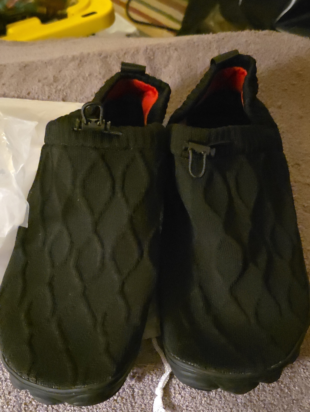 Men's Quilted Slip-On Casual Shoes - Black Oobend
